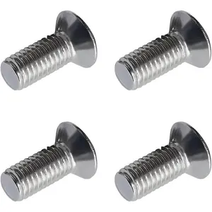 4PCS Stainless Steel Brake Disc Rotor Screws, 936000-6014-0H Brake Disc Retaining Screws for Front and Rear, Rotor Screw Replacement Fits Accord Civic Odyssey CR-Z MDX