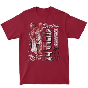 [MADE IN US] Darius Acuff Jr. T-Shirt - Vintage Bootleg Collage Graphic Tee - Edgy Streetwear for College Hoops Fans