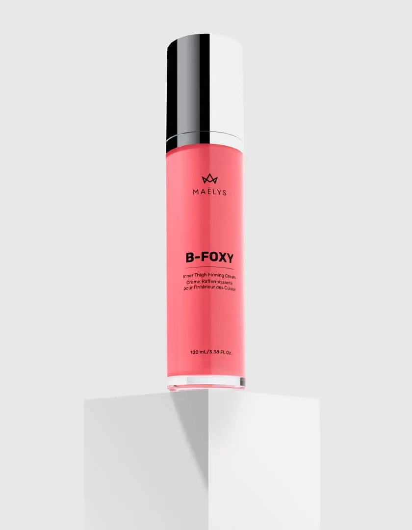 B-FOXY Inner Thigh Firming Cream with Microalgae + Tapioca Starch, Clinically Proven to Target Fatty Skin and Contour Saggy Skin, Smooth Silhouette