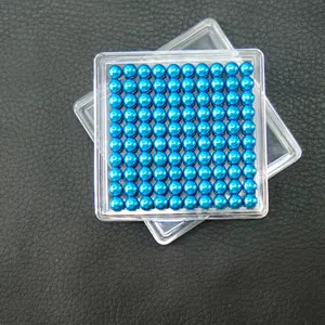 Sky Blue Round Buck Ball Refrigerator Magnets, Home Decor Fridge Ornaments, Creative Design, Non-Prop 65 Compliant