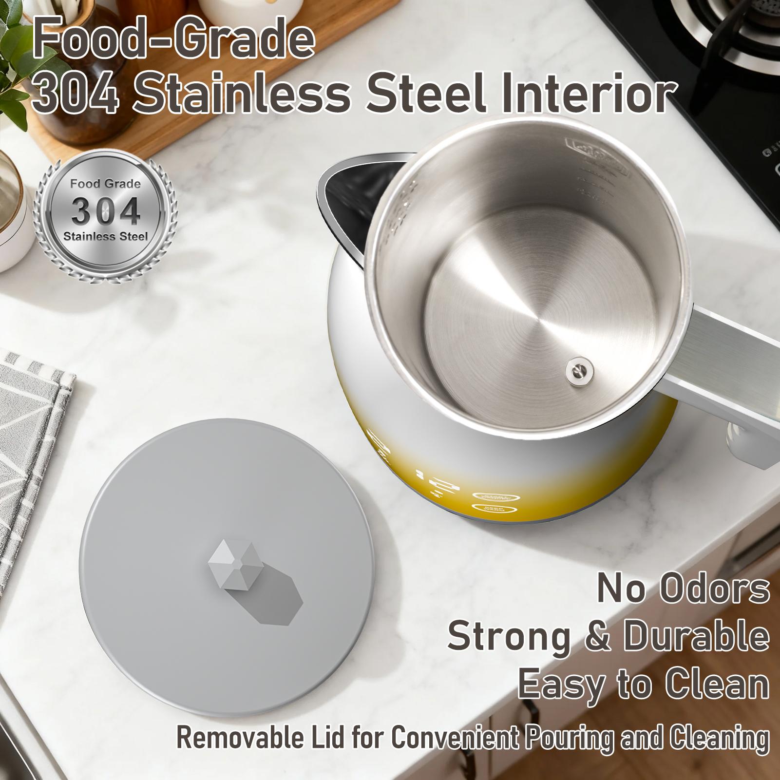 Temperature Control Electric Water Boiler, BPA-Free, Fast Boil for Coffee, Tea & Baby Formula