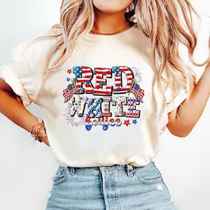 Red White Boujee Shirt, Comfort Colors T-Shirt, Funny 4th of July Tee, Patriotic Party Shirt, USA Summer Outfit.