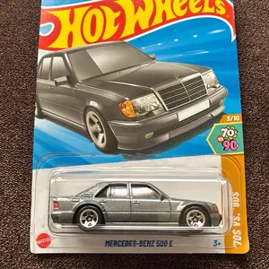 Hot Wheels Mercedes-Benz 500 E Die-Cast Car Model 3/10 Series 70% 90% Scale Collectible Toy for Kids Ages 3+