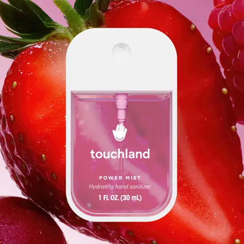 Touchland Berry Bliss Power Mist Hand Sanitizer, Fruity Floral, Hydrating, Sanitizing & Delicately Scented, 1 Fl Oz