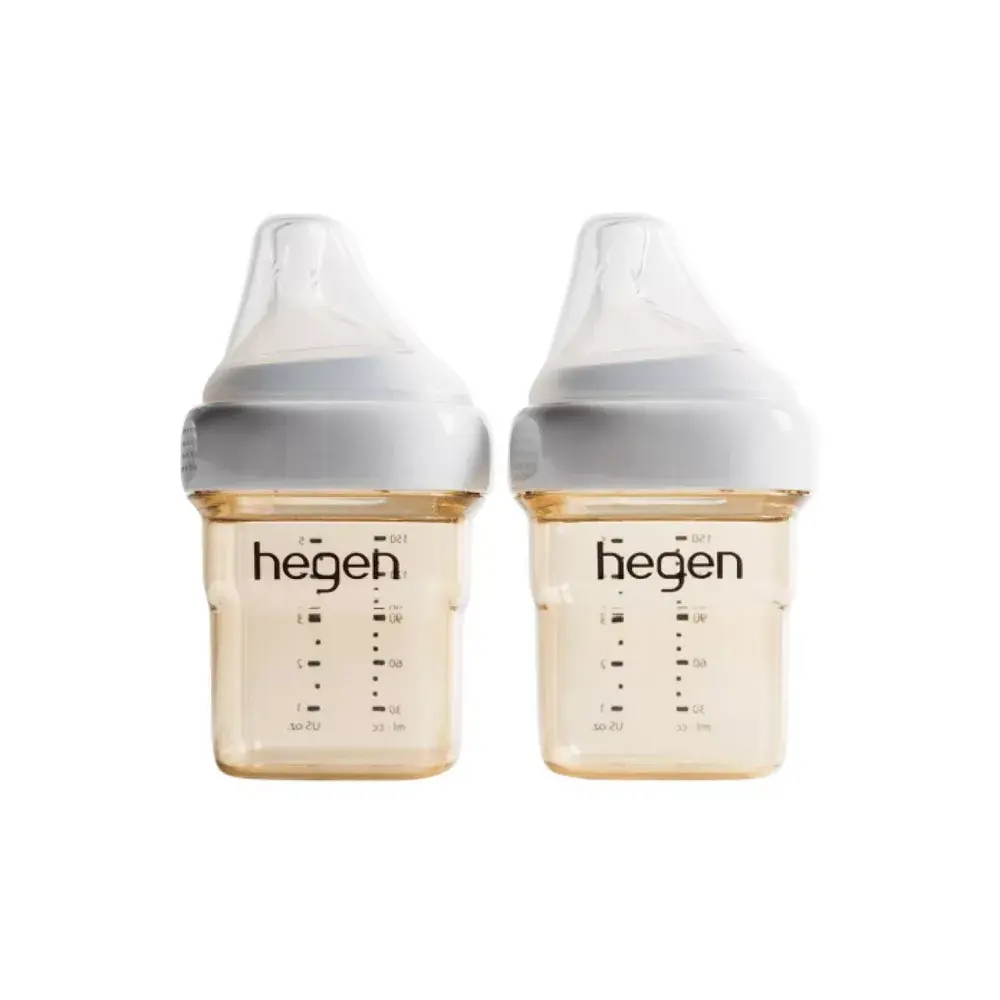 Hegen PCTO PPSU Anti-Colic Feeding Bottles - Amber - 5oz/2pk Hegen PCTO PPSU Anti-Colic Feeding Bottles - Amber - 5oz/2pk