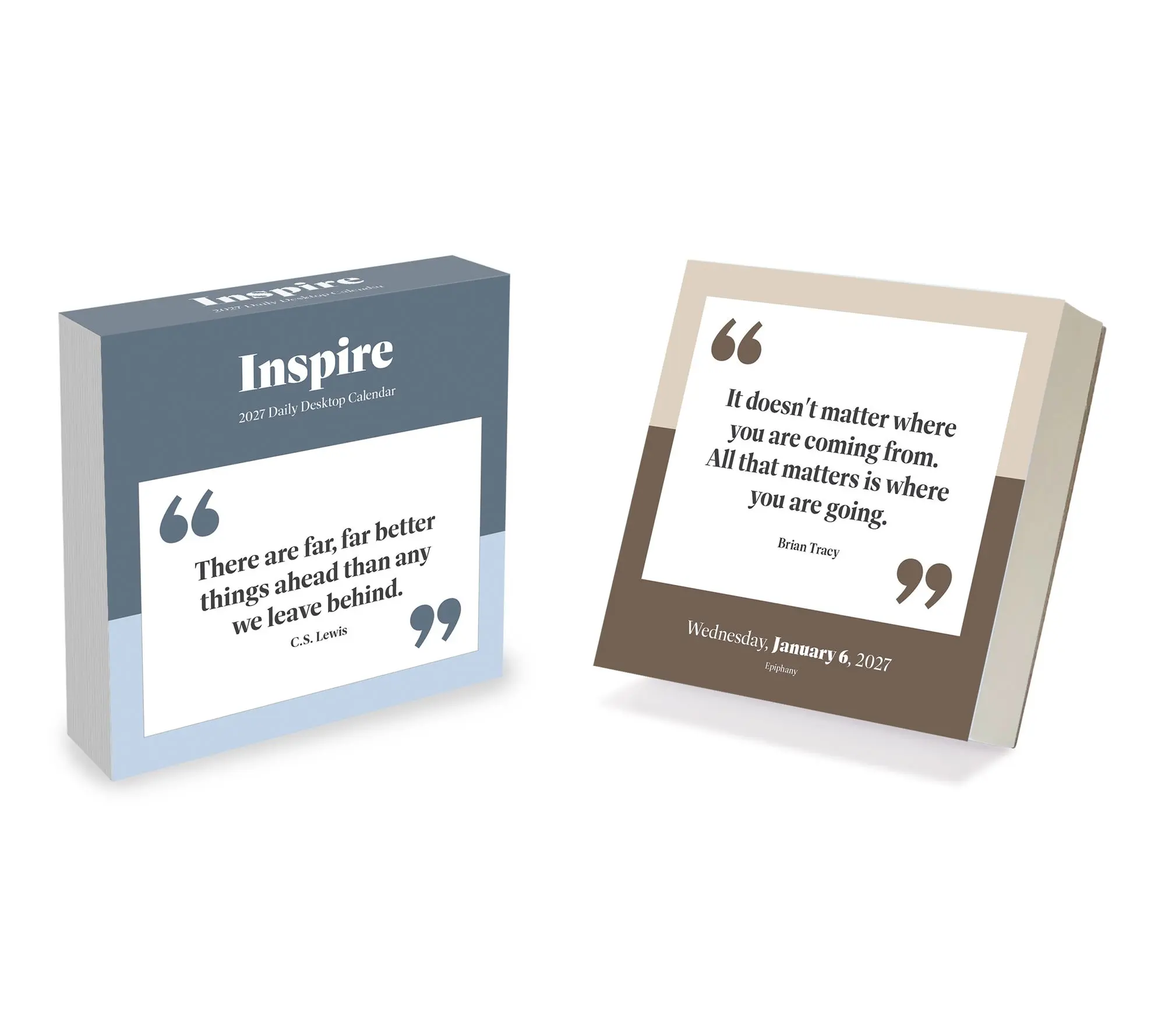 2027 Inspire Daily Desktop Calendar