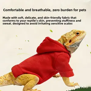 Reptile clothing, bearded dragon lizard clothing, gecko clothing, leash harness for lizards and reptiles for outdoor use