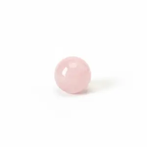 Natural Pale Pink Crystal 16-18mm Ball High-Clarity Flawless