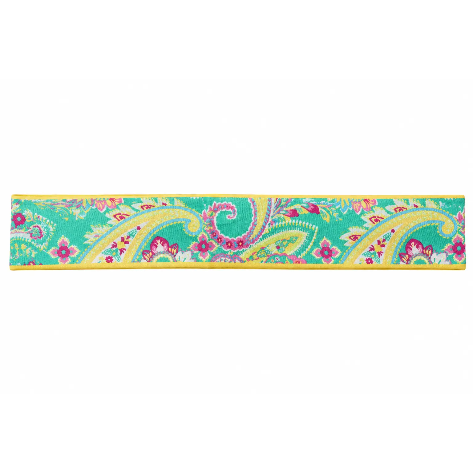 Yellow Paisley Twilly