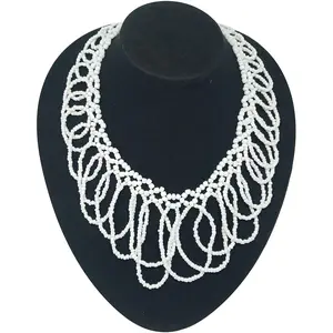 Therapy Beads Resin Lock Chain Choker Beads Beaded Necklace for Women Jewelry for Women Size 18" Birthday Christmas Gifts