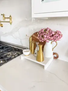 Marble Waterfall Tray Stand