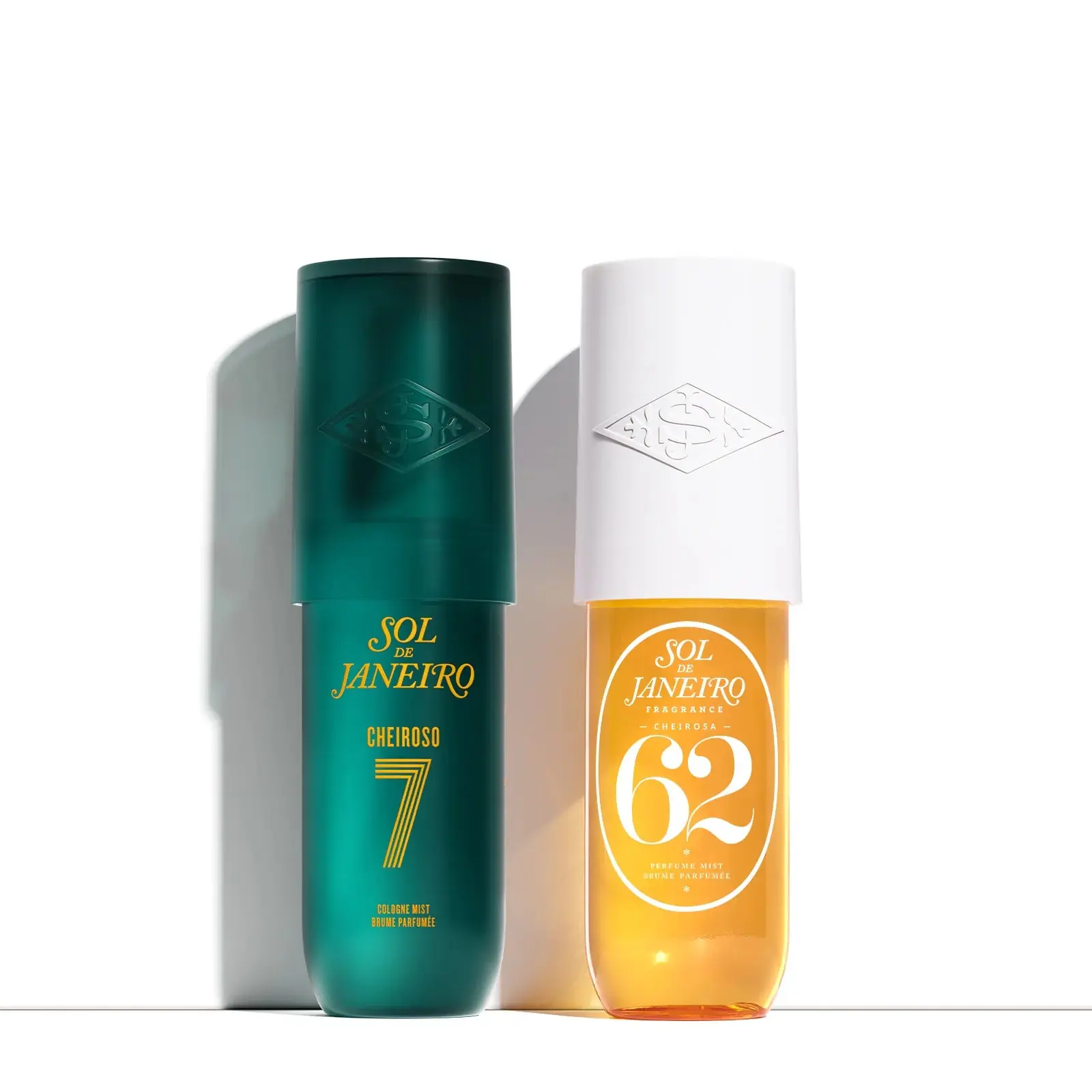 Sol de Janeiro Cheiroso Layering Play | Layer Cheiroso 7 Notes Of Wild Lavender, Salted Macadamia Nut & Vanilla Woods With Cheirosa 62 Notes Of Pistachio, Salted Caramel, and Vanilla