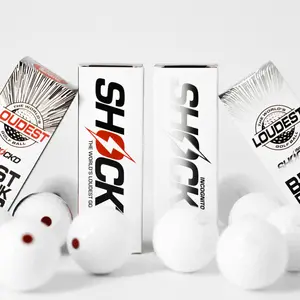 SHOCK'D MEGA PACK (4 Red + 4 White) - World's Loudest Golf Balls with 8 Sleeves for $120