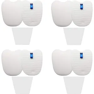 Vacuum Replacement Filters for Shark Rocket Vacuum HV345 HV343AMZ ZS350 ZS351 ZS352 HV320 HV321 HV322 HV324Q HV401, 4 Foam&Felt Filters + 4 Post-Filters, Part # XPMFK320&1084FTV320
