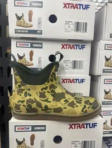 Men's Custom Duck Camo 6 inch Deck Boots