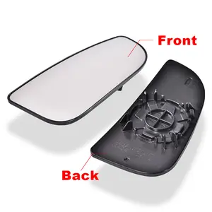 CROSSDESIGN Towing Mirror Spotter Glass  Fit For 2011-18 Ram 1500/2500/3500/4500/5500 Lower Driver Left Side LH