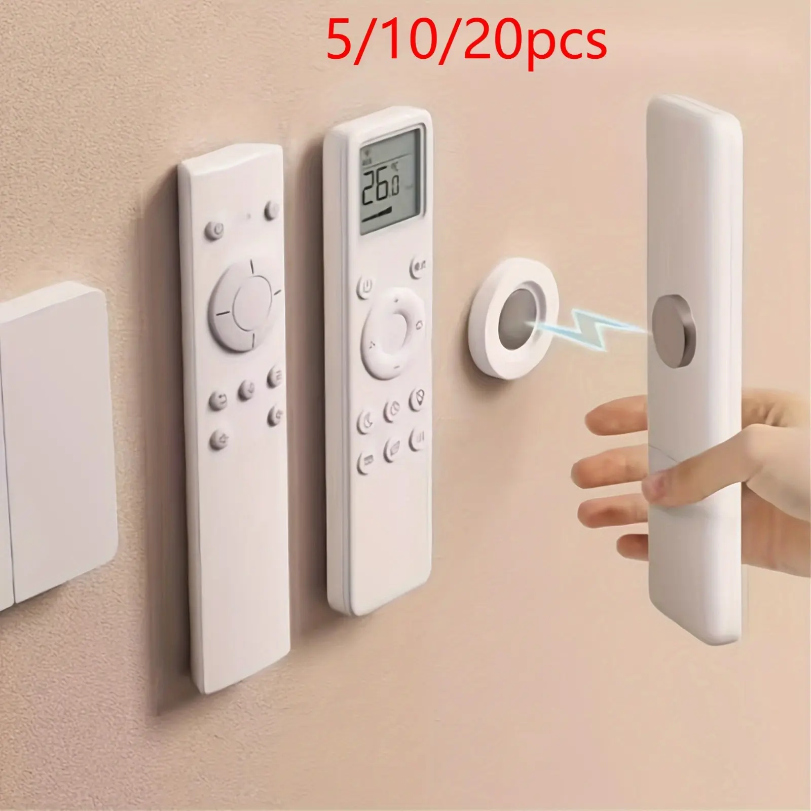 5 Pieces Magnetic Remote Control Holder Minimalist Organiser for Smart ...