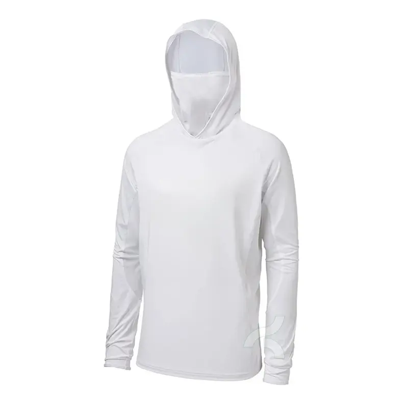 workout tops Summer Fishing Shirt UPF 50+ Hooded Fishing Clothes Men Face Cover Hoodie Sun Protection Mask Jersey Breathable Camisa De Pesca casual crew neck t-shirt comfy breathable t-shirt athletic short sleeve tee tennis outfit essential  sweatsuitzip