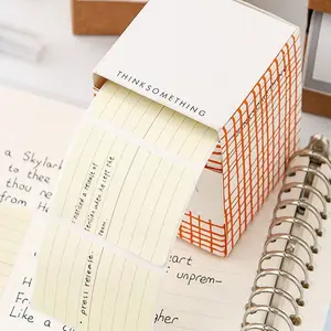1pc Pull-Down Sticky Note Cloud Shape Irregular Horizontal Lines, Convenient Memo Pad for Notes, School Supplies (100 Sheets Per Box)