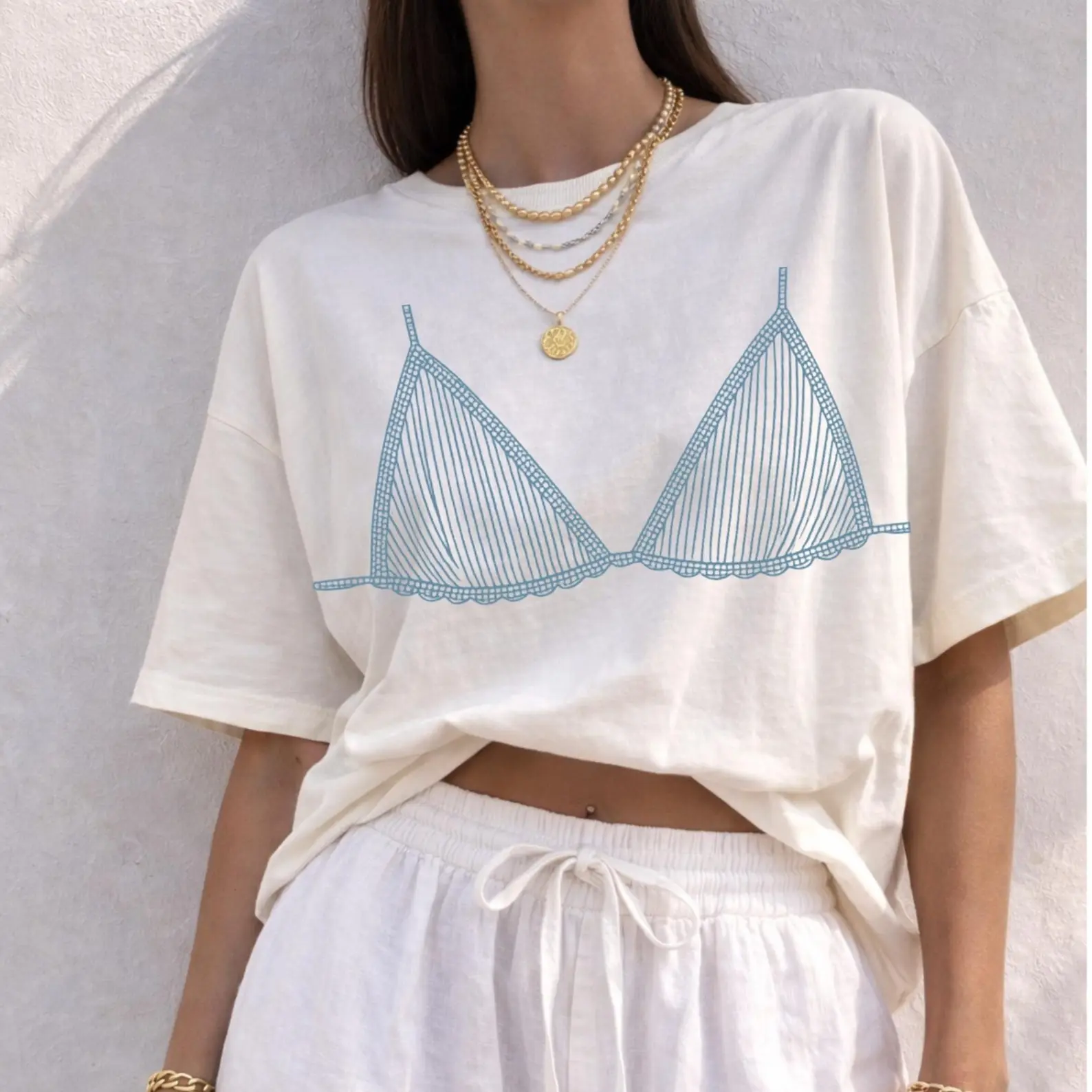 [Sale off up to 50%] Coastal Bikini Graphic Tee Comfort Colors Beach Summer Top Coverup Vacation Outfit Women Last Toast on the Coast Seashells and Wedding Bells