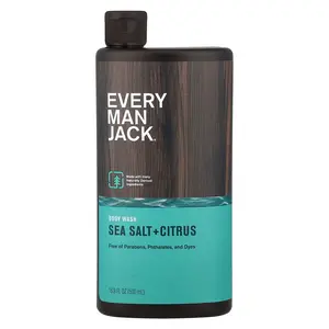 Every Man Jack Body Wash, Sea Salt + Citrus, 16.9 fl oz (500 ml)