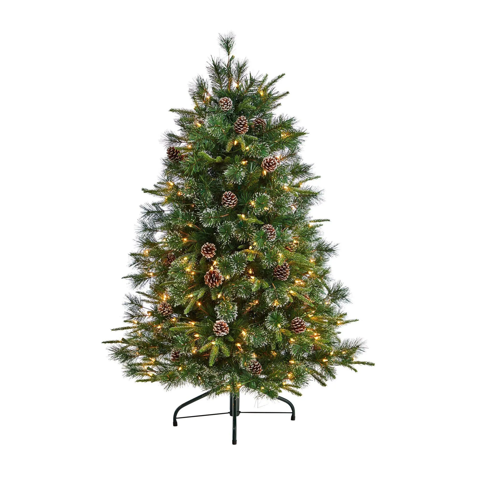 Nearly Natural 5' Snowed Tipped Clermont Pine T ree