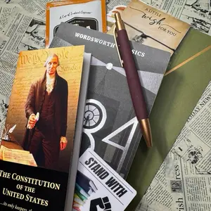 Book Only Banned Date with The Constitution of the United States Soft Cover Edition Includes Banned Book Letter Pen & Pocket Constitution