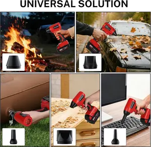 Compatible with Milwaukee M18 18V Battery, powerful performance Awoyisa Cordless Dust Blower， Handhled Leaf Blower Electric Compressed Air Duster Turbo Jet Fan with Nozzles for Blowing Leaves and Dust（battery-free）