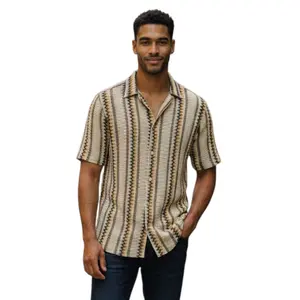 STACY ADAMS: Knit Button Down 27202