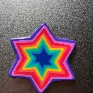 Pop Star Prism Clay Magnet