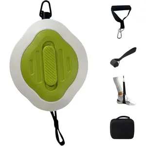 Portable Cable Machine-Adjustable Resistance Gym Pump with Door Anchor, Compact Strength Trainer for Full Body Fitness, Replaces Gym Equipment & Stretch Bands (Green)