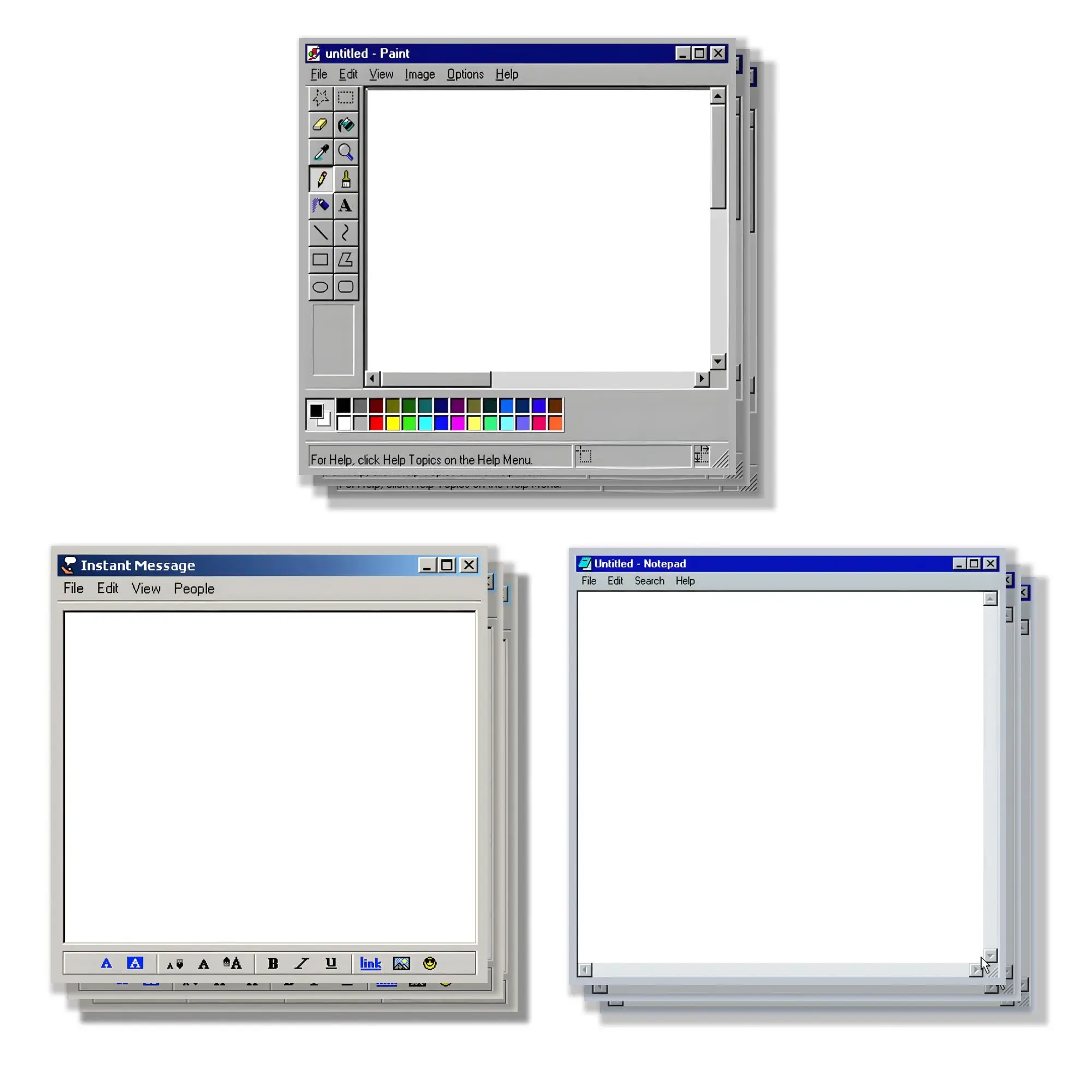 Retro Computer Design Sticky Note, 3 Counts/set Creative Office & School Notepad, Perfect Gift for Students and Teachers