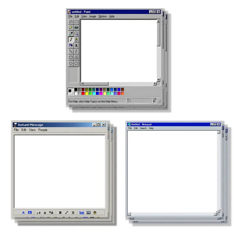 Retro Computer Design Sticky Note, 3 Counts/set Creative Office & School Notepad, Perfect Gift for Students and Teachers, Office Supplies