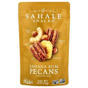 Sahale Snacks Glazed Mix, Banana Rum Pecans, 4 oz (113 g)