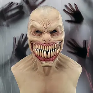 Cosplay Scary Mask, Scary Dracula Monster Costume Party Horror Demon Zombie Halloween Mask Halloween & Cosplay Mask For Adults Professional Party Prop