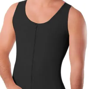 Menswear Vest with zipper high compression