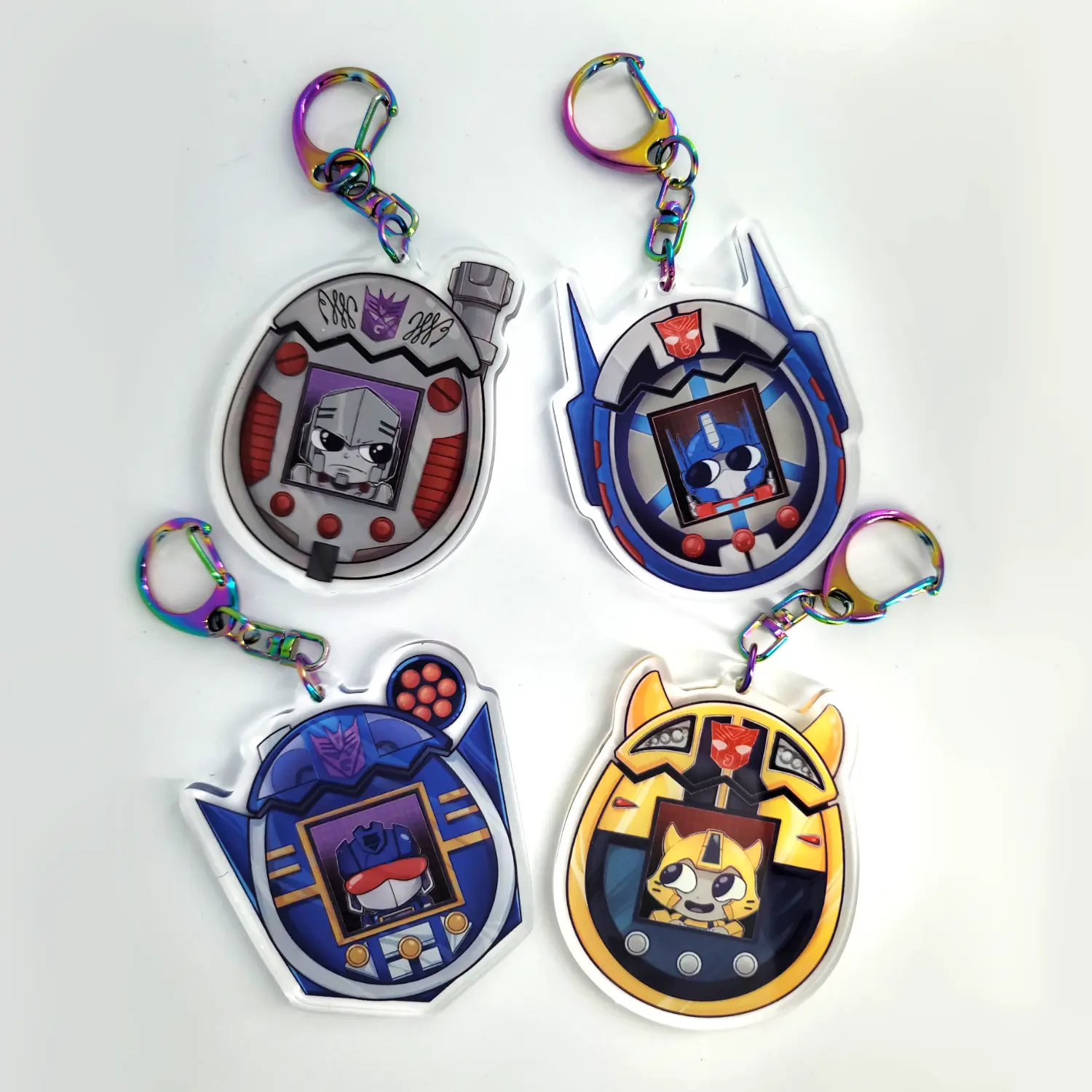TF Digital Pet Bot Keychain 