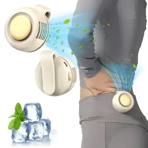 IMOLI Mini Fan, Portable Silent Bladeless Fans, Handheld Turbo Fan, Three-Speed ​​Adjustable Hanging Waist Fan, Mobile Phone Cooling Fan, Rechargeable Personal Fans, Rotating Fans... Suitable for outdoor travel, Perfect Gifts for Men and Women