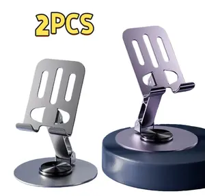 2PCS  Universal Phone Stand Multi-Angle Adjustable Rotating Holder for Smartphones Compatible with Most Devices ﻿