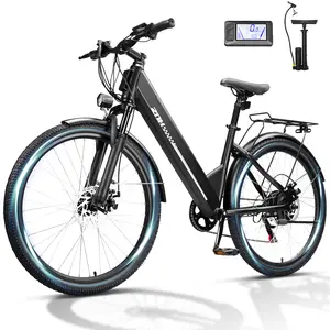 ZNH-750W Peak Electric Bike,26" Tires,Removable Battery,20MPH,7-Speed