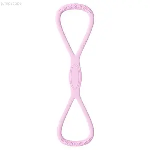 2026 Figure 8 Silicone Resistance Band, 35LB Quick Rebound Workout Strap, Portable Resistance Belt Flexbands for Back & Shoulder Training, Muscle Strengthening Flexbands for Yoga Fitness