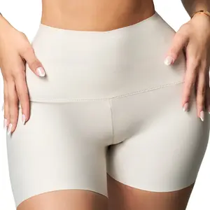 Salome High Waist Short 0879 | High Waist Scrunch Butt Shaper Shorts Women | Anti-Chafing Microfiber Tummy Control | Gym Yoga Under Dress | No Roll Stay Put — Made in Colombia