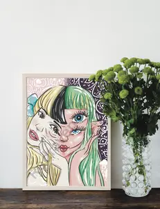 Melanie Portals Print Decor Artwork Wall Decoration Room Photo Artistic