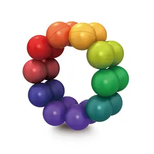Colorful Bead Stress Relief Ball 3D Magic Ball, New Unique Children Intelligence Toy, Birthday Gift, Premium Recommendation, Stress Relief Fidget