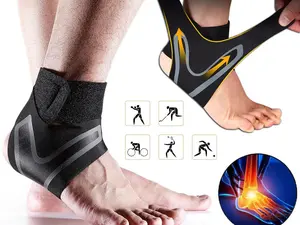 Ankle Brace Support Compression Sleeve Plantar Fasciitis Pain Relief Foot Wrap