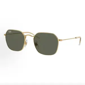 Pre-owned Brand new Ray Ban Hexagonal Sunglasses RB3548, Polished Gold Frame / Classic G 15 Green Lens for kids（Do not purchase directly. Contact us for details.）