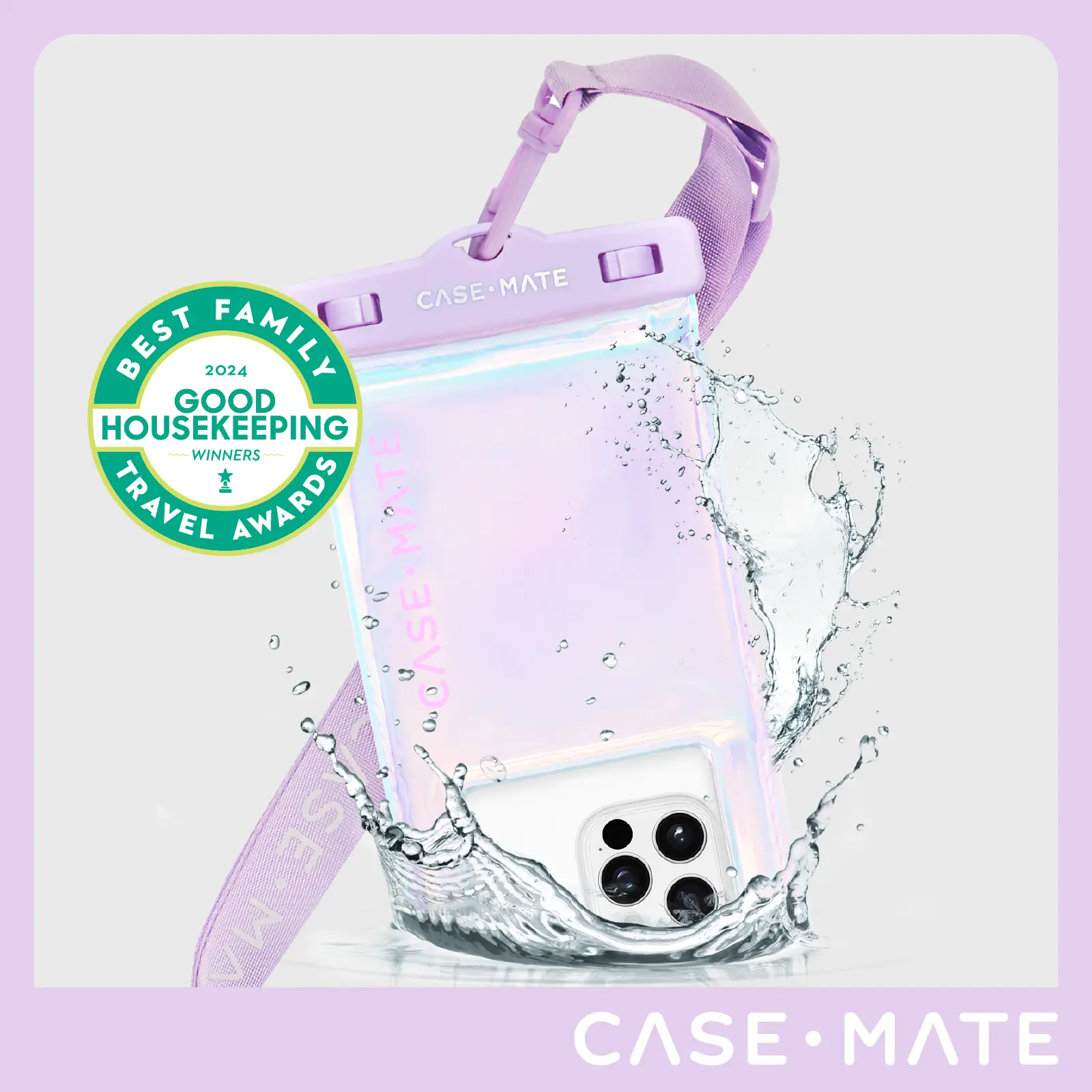 Waterproof Floating Pouch - Phone Pouch with Adjustable Lanyard Smartphone Cellphone