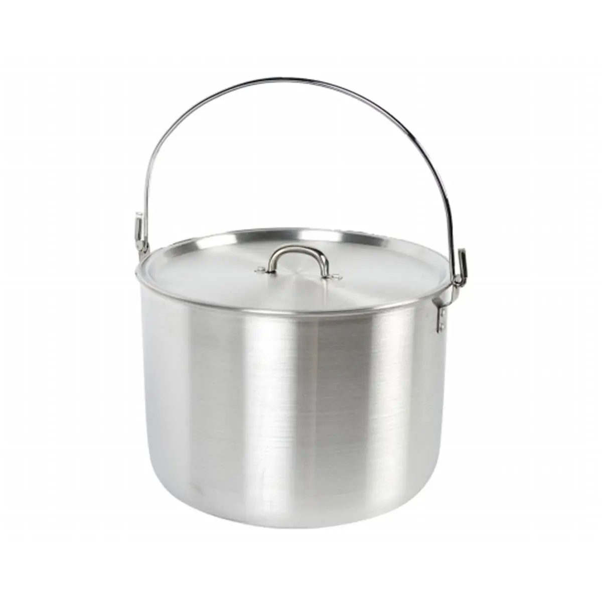 212 MAIN 12L Compact Aluminum Tribal Pot - Outdoor Kitchen Cookware with Tribal Pot Charm, Handle and Lid for Campfire/BBQ Party