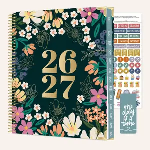 2026–27 Hard Cover Planner, 8.5" x 11" | Blooming Wildly