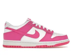 Nike Dunk Low Laser Fuchsia (GS) Size 4.5Y